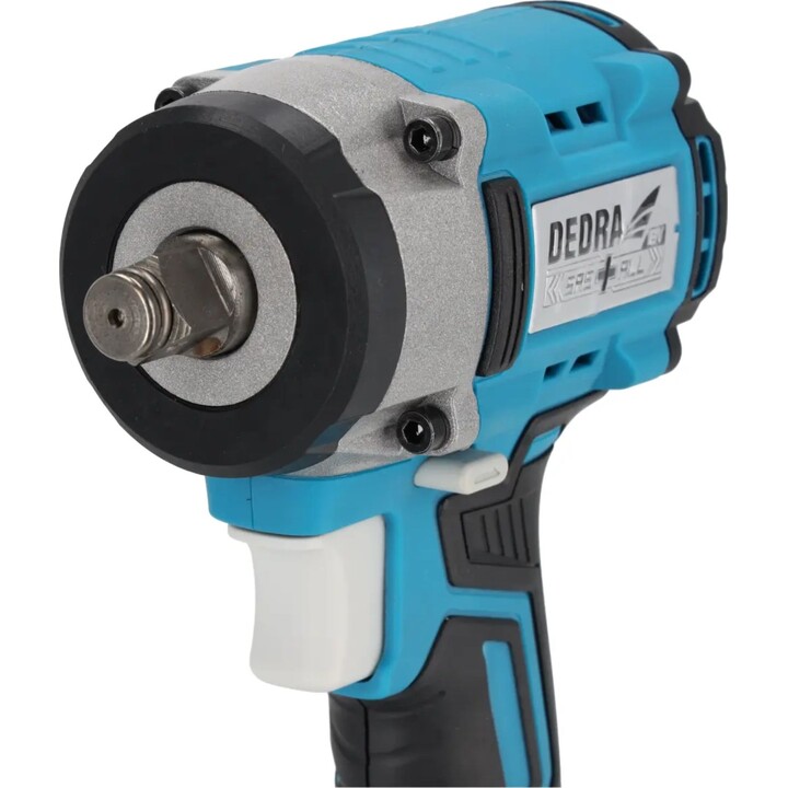 DEDRA DED7153 Avvitatore a impulsi compatto senza spazzole da 18 V, 350 Nm, 1/2".