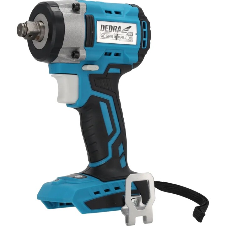 DEDRA DED7153 Avvitatore a impulsi compatto senza spazzole da 18 V, 350 Nm, 1/2".