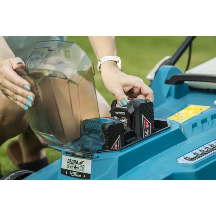 DEDRA SAS+ALL DED7197V 2x18V Cordless Brushless Lawnmower