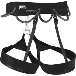 Arnês de escalada Petzl Hirundos - preto, tamanho: G