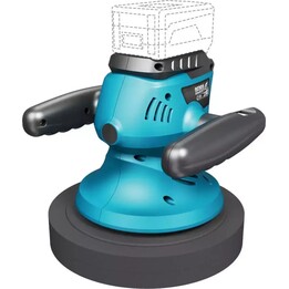 Polidora excêntrica rotativa sem fio DEDRA SAS+ALL 18V, DED7084, 250mm