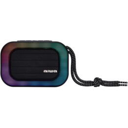 Aiwa BST-130TN | 5W Tragbarer Bluetooth-Lautsprecher | RGB-Beleuchtung und FM-Radio | Bluetooth 5.3, TWS und Freisprecheinrichtu