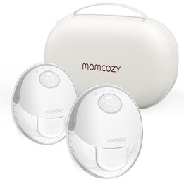 Momcozy M6 Doppelmilchpumpe, Grau, 180 ml