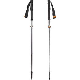 Bastoncini da corsa compatti Komperdell FX Lite TI Vario - Argento/Arancione