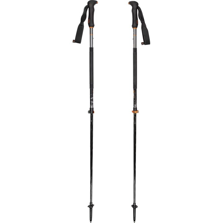 Bastones de esquí de travesía Komperdell Descent Ti Toolboy BlackJack