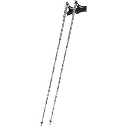 Bastões de corrida Komperdell FXP Carbon The Erlkonig - preto/branco, tamanho: 130 cm