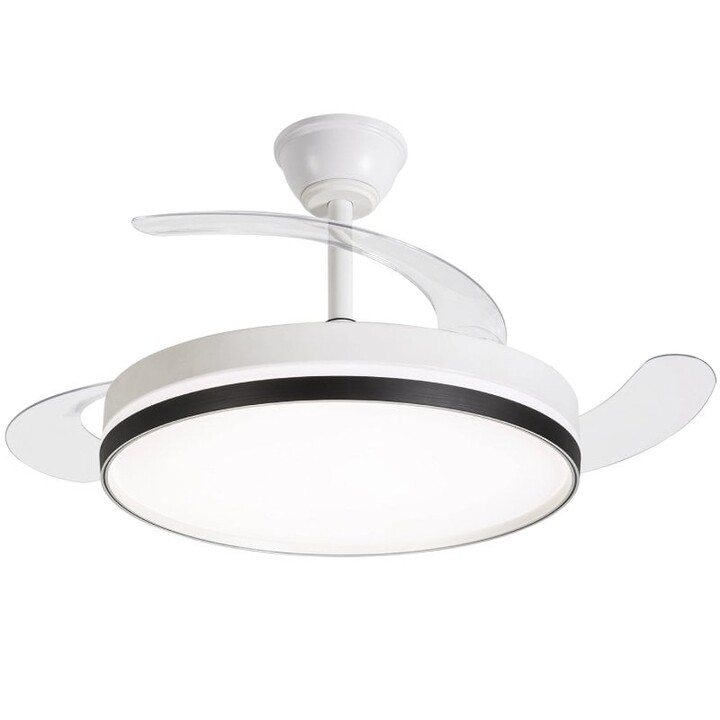 Daewoo Deckenventilator mit einziehbaren Flügeln DW5009/ 30W/ 3 Flügel/ 6 Geschwindigkeitsstufen