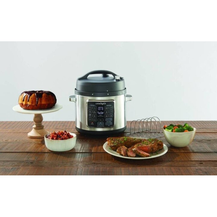 Crock-Pot CSC062X appareil multi-cuissons 5,6 L 1400 W Noir, Acier inoxydable