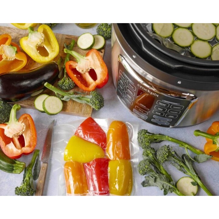 Crock-Pot CSC062X appareil multi-cuissons 5,6 L 1400 W Noir, Acier inoxydable