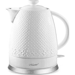 Maestro MR-073 Bollitore in ceramica da 1200 W e 1,5 L, bianco