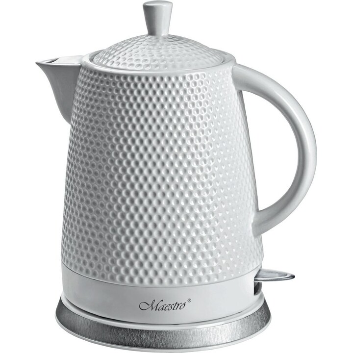 Hervidor eléctrico de cerámica 1,5L 1500W MR-069-BLANCO MAESTRO