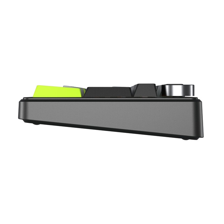 Clavier à joints F99 Pro Noir+Gris+Vert, commutateurs GrayWood, RGB, AULA