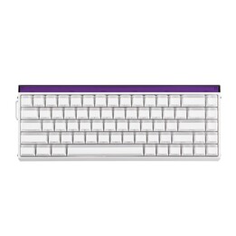 Teclado con junta HERO68 HE Negro+Rojo+Degradado, interruptores Dragon King RGB, AULA