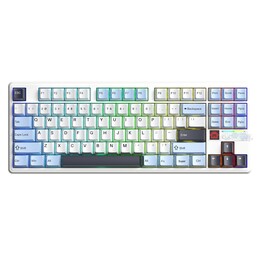 AULA Gasket F87 Pro V2 Glacier Blue Star Vector RGB Tastatur