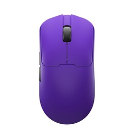 Ratón LEOBOG GM3 Morado con base de carga