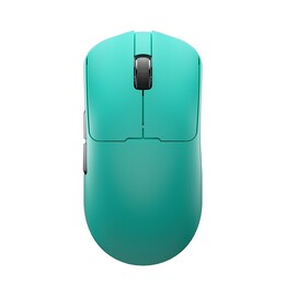 Ratón LEOBOG GM3 Cyan con base de carga