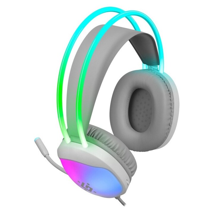 HEADPHONES DEFENDER ECLIPSE RGB WHITE