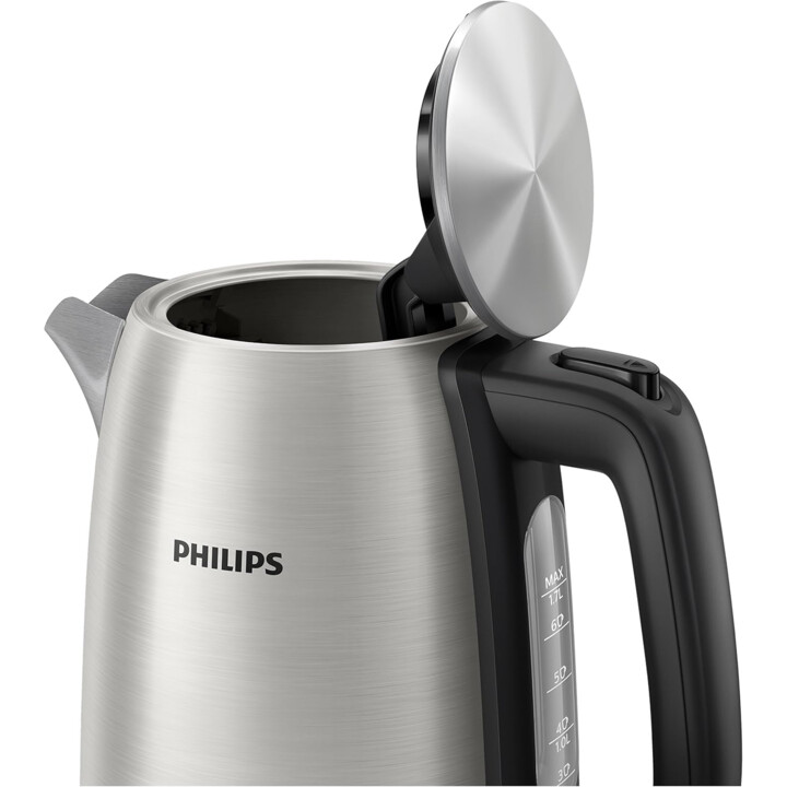 Philips Daily Collection HD9351/90 - Hervidor eléctrico (1,7 L, 2200 W, Acero inoxidable, Sin cable)