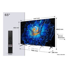 Televisor TCL C6KS 65C6KS de 165,1 cm (65") 4K Ultra HD Smart TV Wifi Metálico