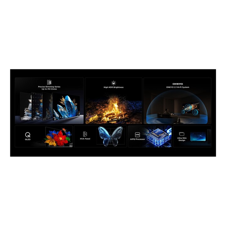 Televisor TCL C6KS 65C6KS de 165,1 cm (65") 4K Ultra HD Smart TV Wifi Metálico