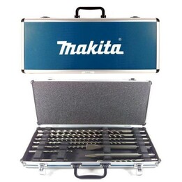 Makita SDS Drill Bit Set + 10 Chisels with Shank