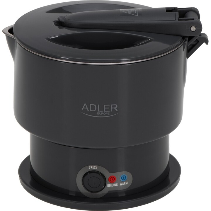 Hervidor de viaje Adler Silicon 600W 0.6LSilicon Flock