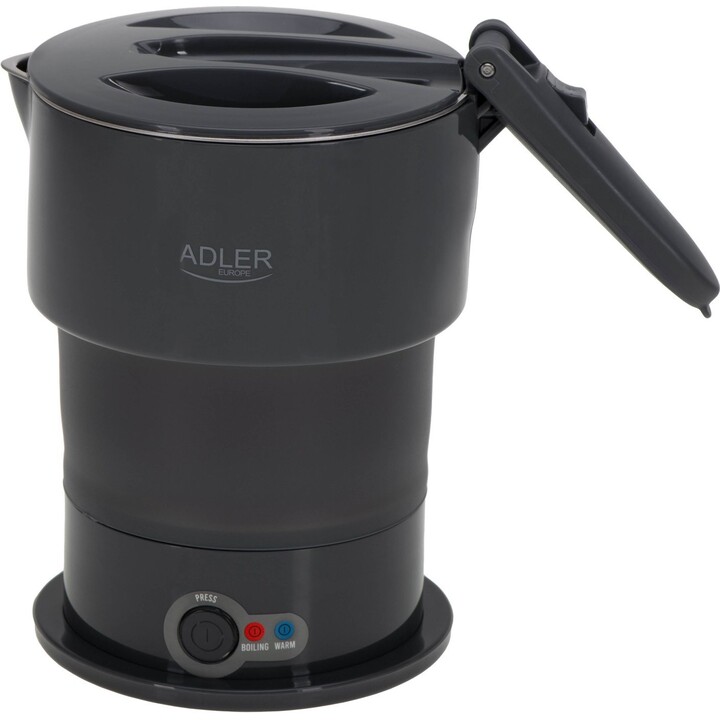 Hervidor de viaje Adler Silicon 600W 0.6LSilicon Flock