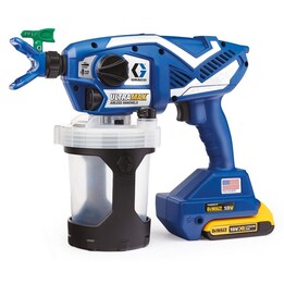 GRACO FARBSPRITZPISTOLE ULTRAMAX ( 2 x AKKU 2AH DEWALT+ LADEGERÄT ) + TASCHE