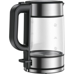 Xiaomi elektrischer Wasserkocher aus Glas, schwarz, BHR7423EU 1,7 Liter