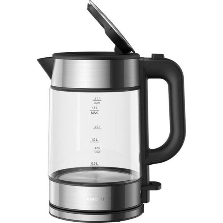 Bollitore elettrico in vetro Xiaomi, nero, BHR7423EU 1,7 litri