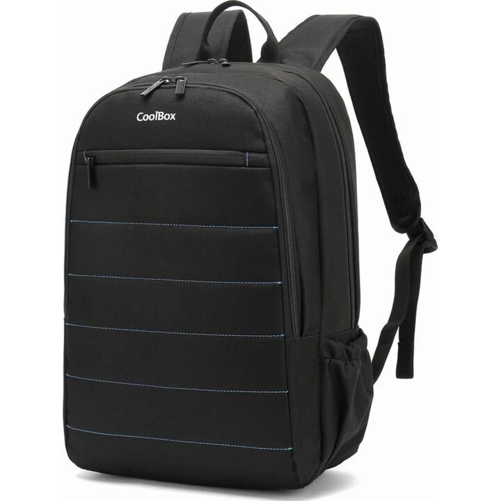 Coolbox COO-BAG15-2N 15.6" Laptop Backpack, Black, Water Resistant