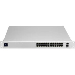 Ubiquiti UniFi USW-Pro-HD-24 Conmutador de red de capa 3 gestionado de 24 puertos a 230 Gbps y 50 W