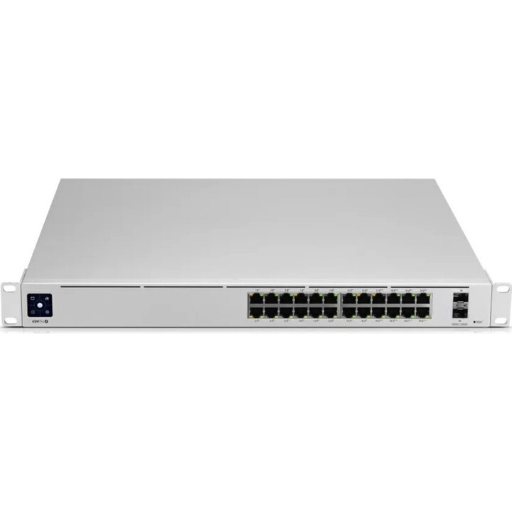 Ubiquiti UniFi USW-Pro-HD-24 Conmutador de red de capa 3 gestionado de 24 puertos a 230 Gbps y 50 W
