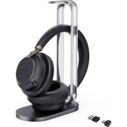 Yealink BH76 Plus + supporto di ricarica Teams da USB-C a cuffie wireless per chiamate e musica