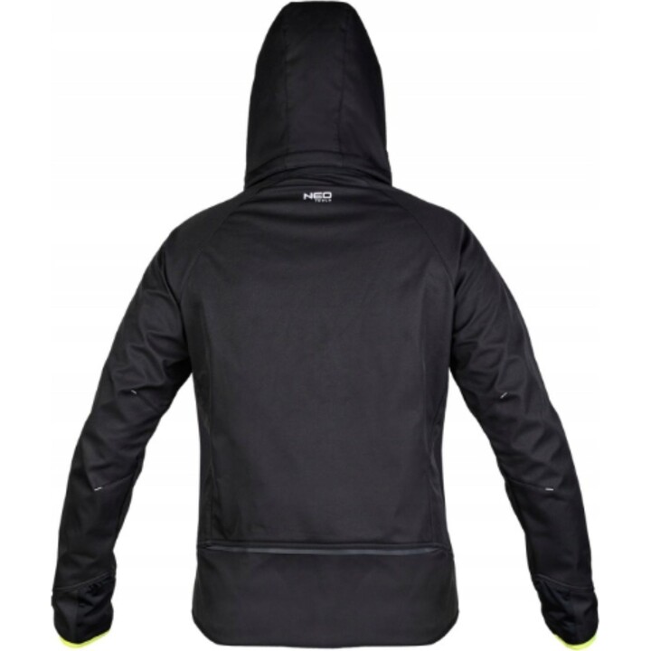Men's Softshell Work Jacket with Hood, Size XL Neo Tools