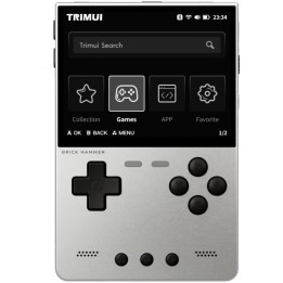 Trimui Brick Hammer Metal (sem cartão SD) Prata - Consola retro
