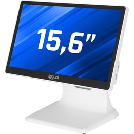 iggual AIO W156.88.N100 15.6 FHD Touchscreen All-in-One PC Intel N100 8GB RAM 256GB SSD Win11 Pro Bianco
