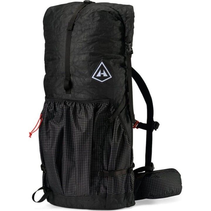 Hyperlite Mountain Gear Junction 55 Ultralight Dyneema Backpack Black 55L Size M