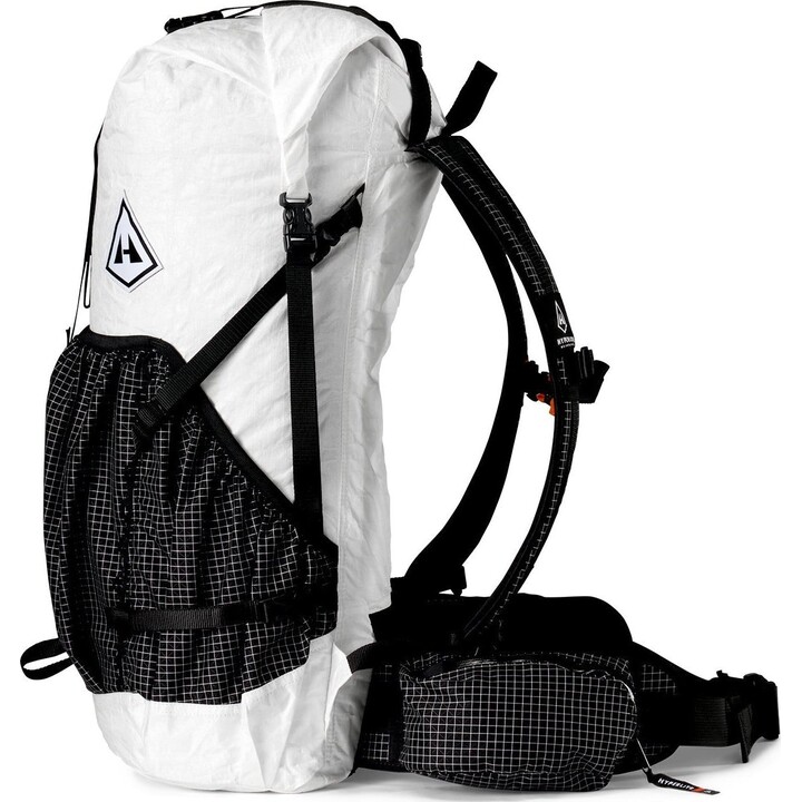 Hyperlite Mountain Gear Southwest 40, Ultralight Dyneema Backpack, White 40L, Size XL