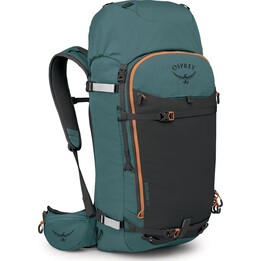 Mochila de esquí de travesía Osprey Soelden 45 NanoFly Azul cascada/Negro cuervo 45L