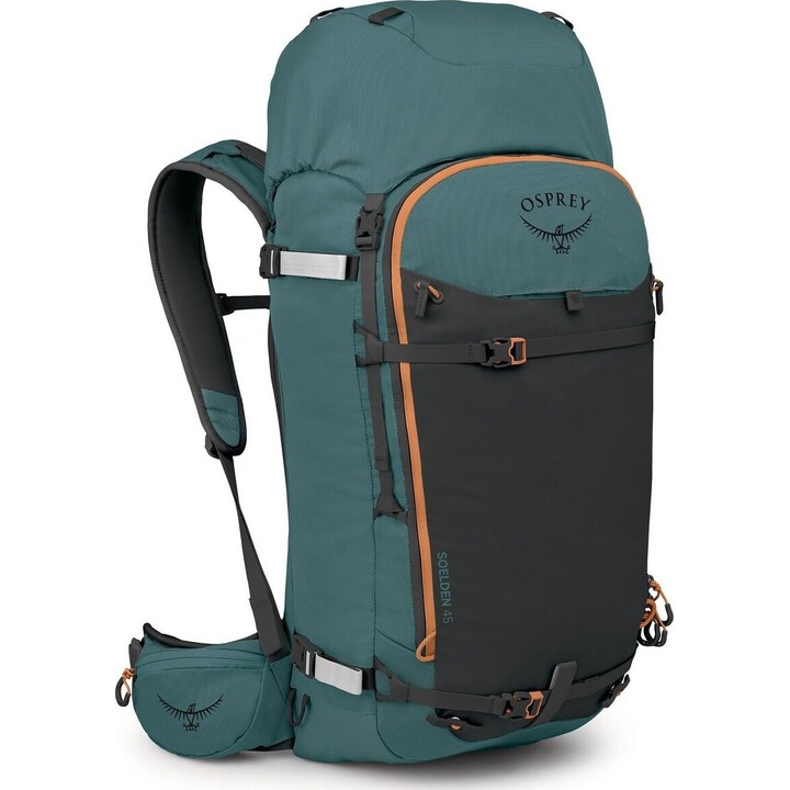 Osprey Soelden 45 Ski Touring Backpack NanoFly Cascade Blue/Raven Black 45L