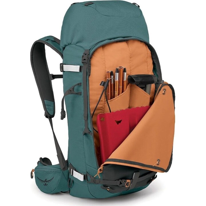 Osprey Soelden 45 Ski Touring Backpack NanoFly Cascade Blue/Raven Black 45L