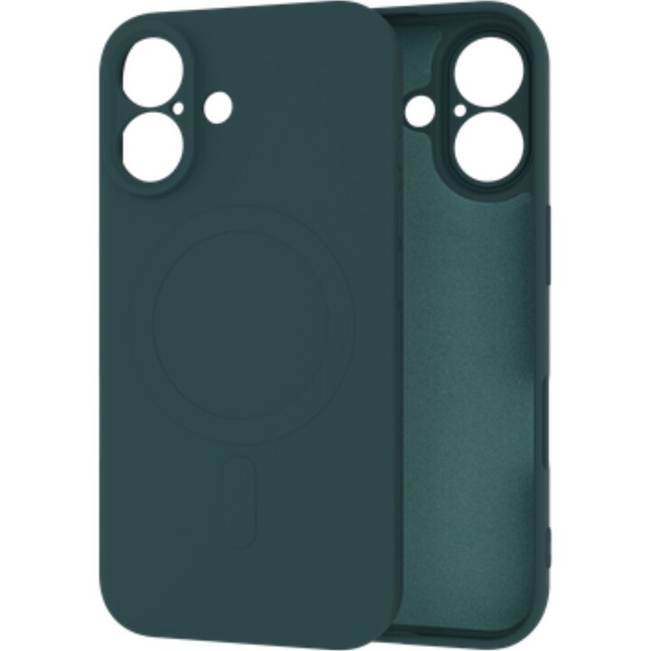 Just in Case Kick Case - iPhone 16 - TPU Back Cover - (MagSafe Compatible) - Green