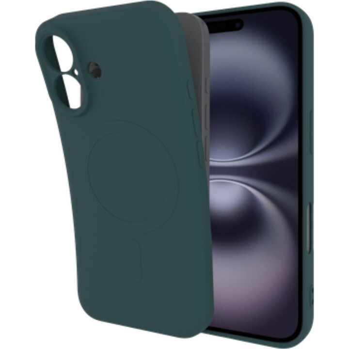 Just in Case Kick Case - iPhone 16 - TPU Back Cover - (MagSafe Compatible) - Green