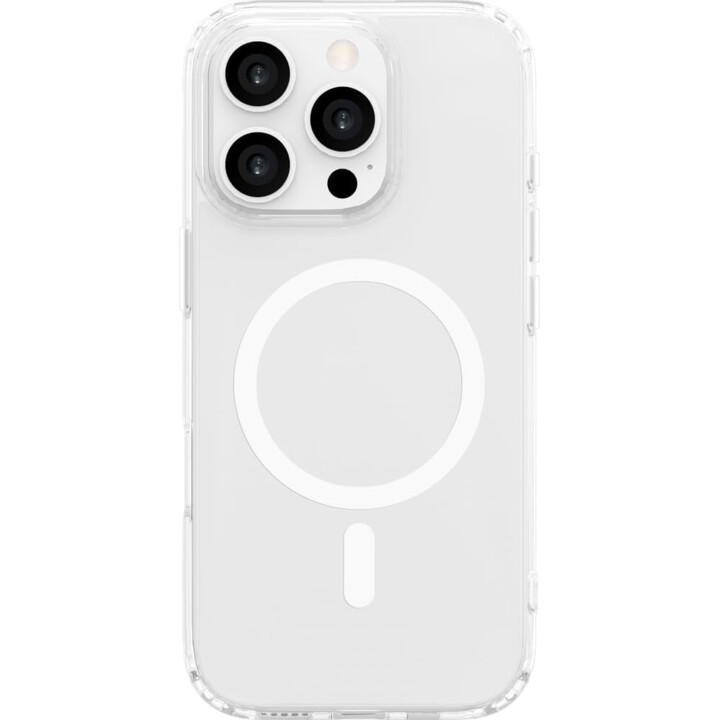 Just In Case Funda Transparente para iPhone 16 Pro - Soft TPU Compatible con MagSafe