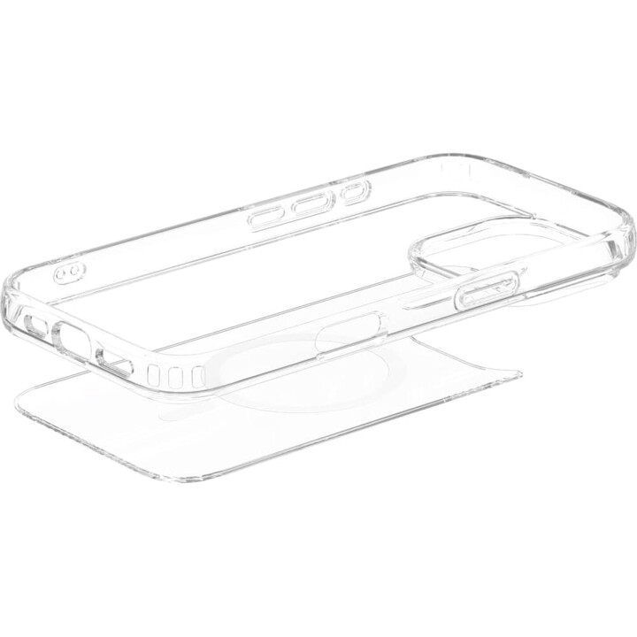 Just In Case Funda Transparente para iPhone 16 Pro - Soft TPU Compatible con MagSafe