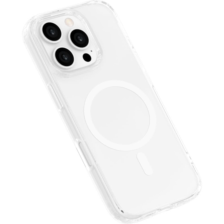 Just In Case Funda Transparente para iPhone 16 Pro - Soft TPU Compatible con MagSafe