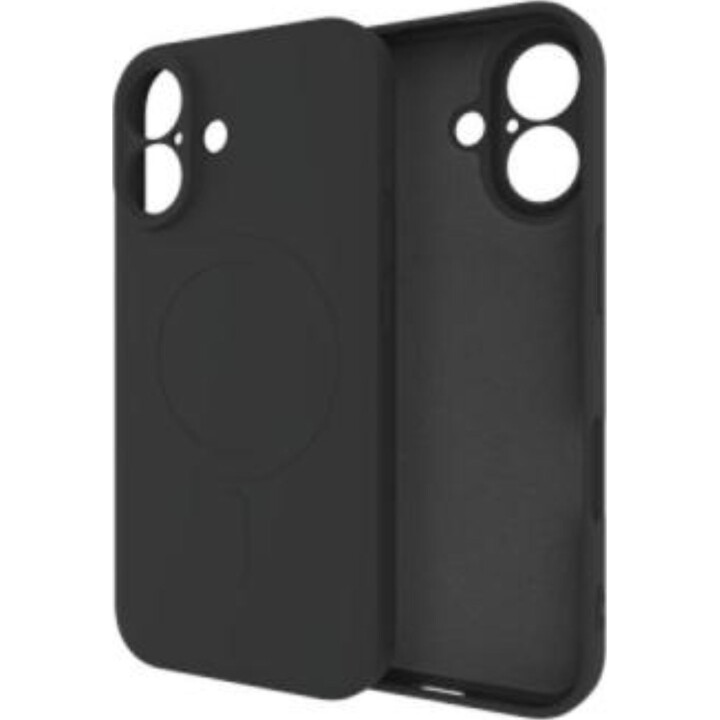 Capa traseira magnética em TPU preta da Just in Case para Apple iPhone 16