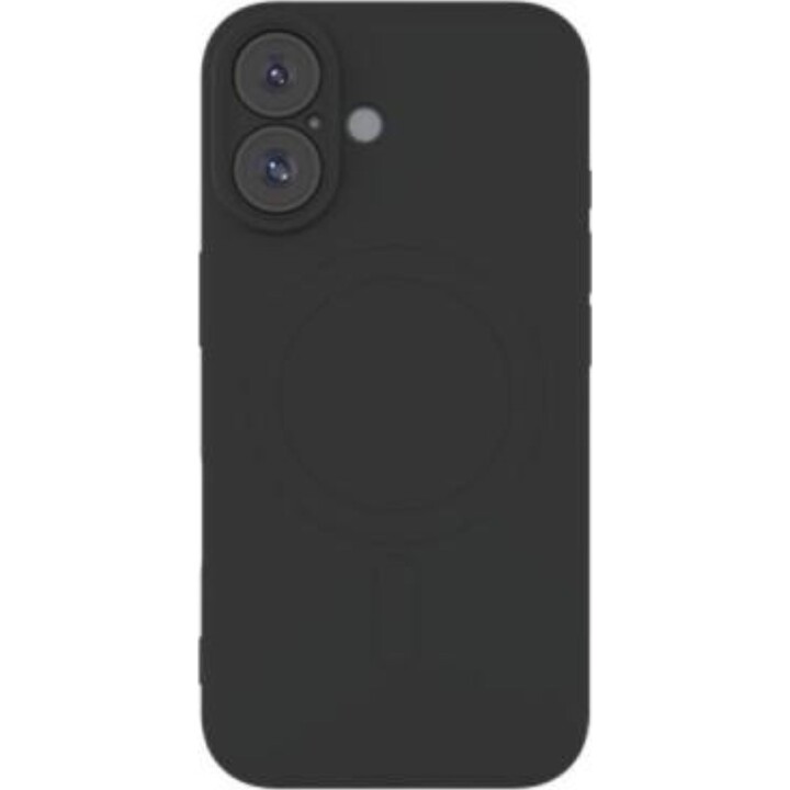 Capa traseira magnética em TPU preta da Just in Case para Apple iPhone 16