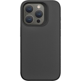 Just in Case ArmorGrip Case pour iPhone 16 Pro - Coque arrière robuste - Protection contre les chutes - Noir